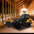 Valet de ferme chargeuse compacte BTL50 Bulltrack en stabulation